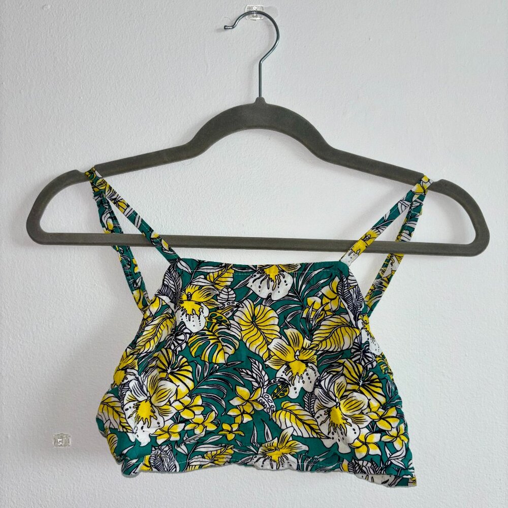 Tropical Floral Cropped Top